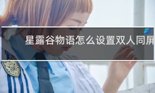 星露谷物语怎么设置双人同屏