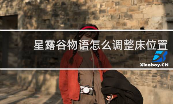 星露谷物语怎么调整床位置