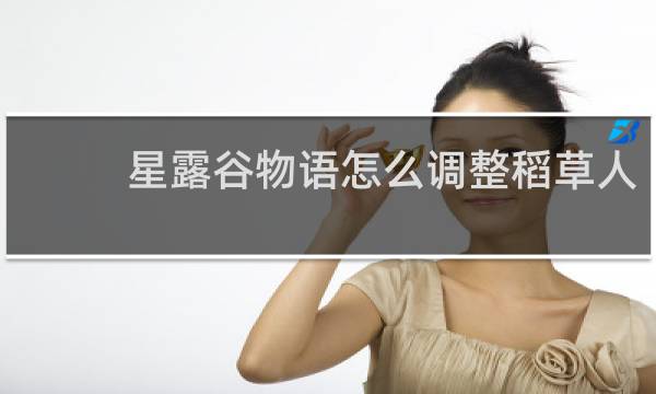 星露谷物语怎么调整稻草人