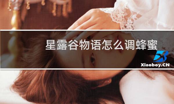 星露谷物语怎么调蜂蜜