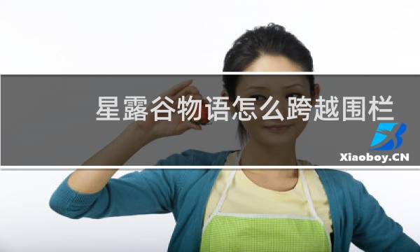 星露谷物语怎么跨越围栏