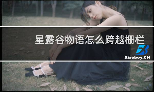 星露谷物语怎么跨越栅栏