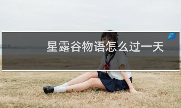 星露谷物语怎么过一天