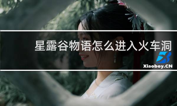 星露谷物语怎么进入火车洞