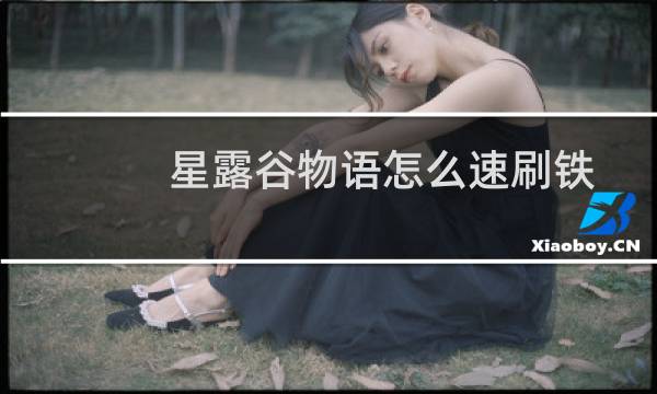 星露谷物语怎么速刷铁