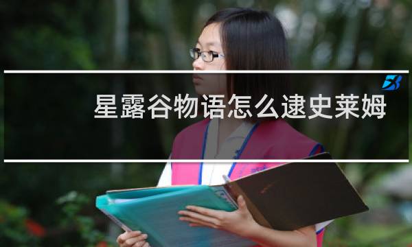 星露谷物语怎么逮史莱姆