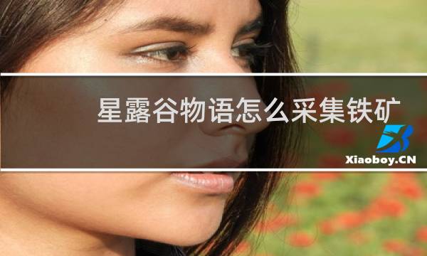 星露谷物语怎么采集铁矿
