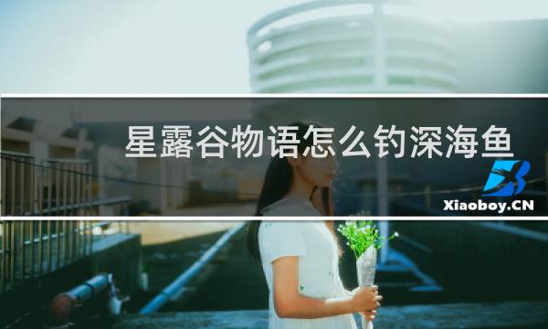 星露谷物语怎么钓深海鱼