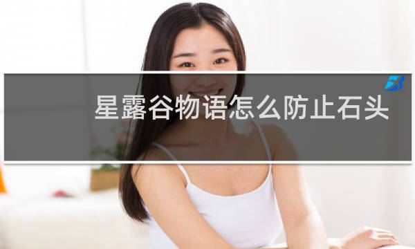 星露谷物语怎么防止石头