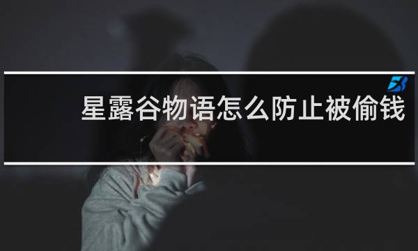 星露谷物语怎么防止被偷钱