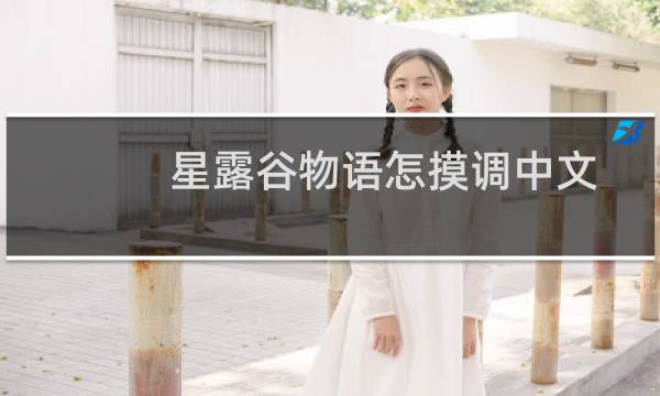 星露谷物语怎摸调中文