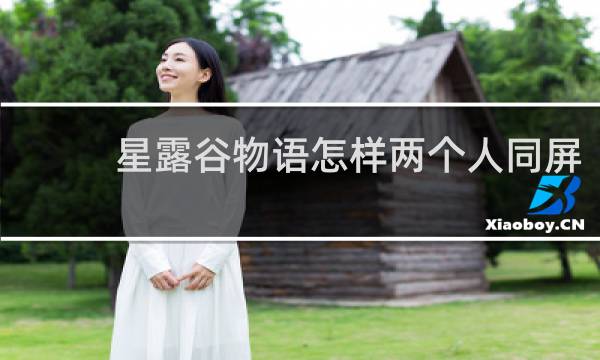 星露谷物语怎样两个人同屏