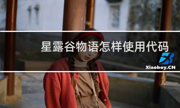 星露谷物语怎样使用代码