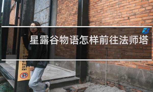 星露谷物语怎样前往法师塔