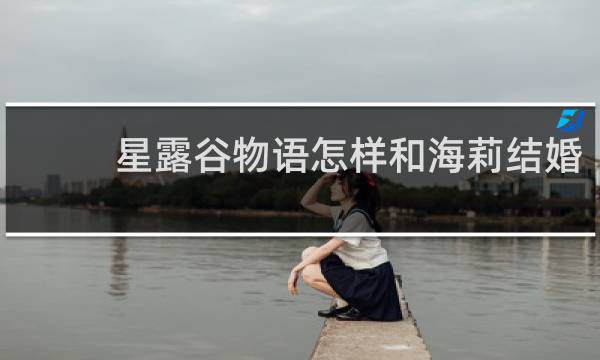 星露谷物语怎样和海莉结婚