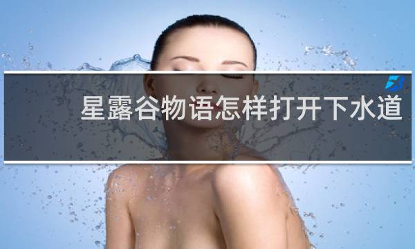 星露谷物语怎样打开下水道
