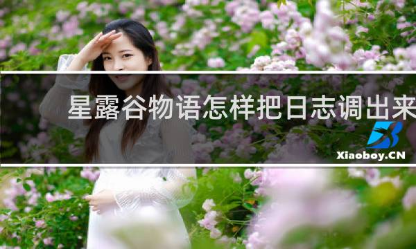 星露谷物语怎样把日志调出来