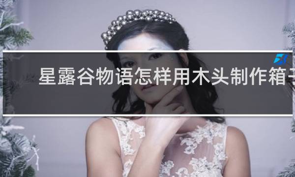 星露谷物语怎样用木头制作箱子