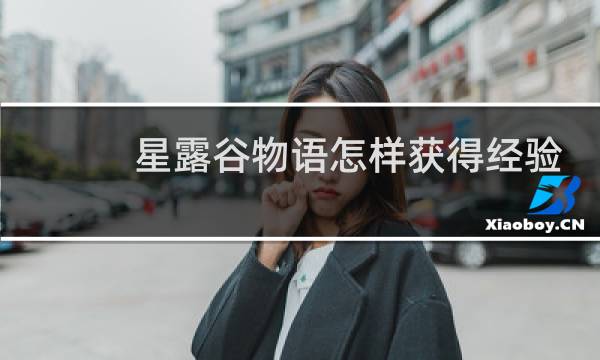 星露谷物语怎样获得经验