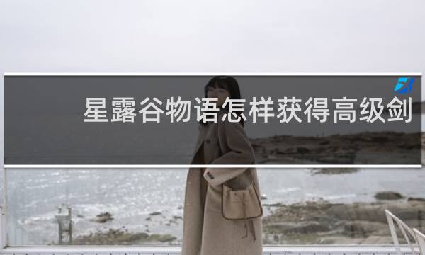 星露谷物语怎样获得高级剑