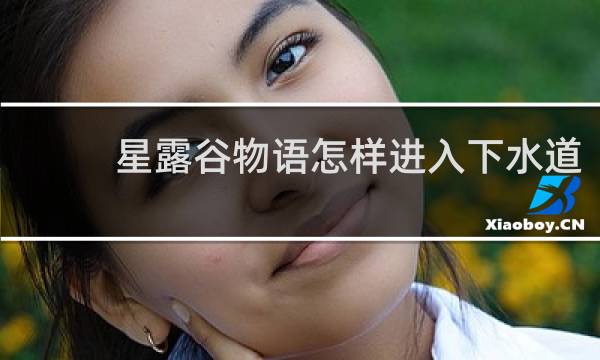 星露谷物语怎样进入下水道