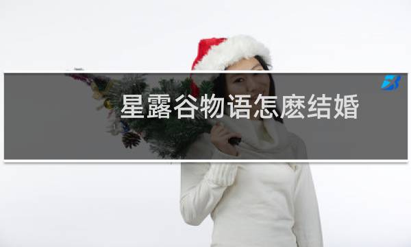 星露谷物语怎麽结婚