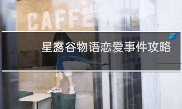 星露谷物语恋爱事件攻略