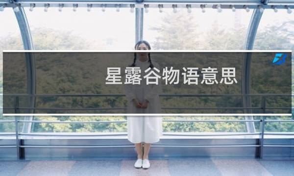 星露谷物语意思