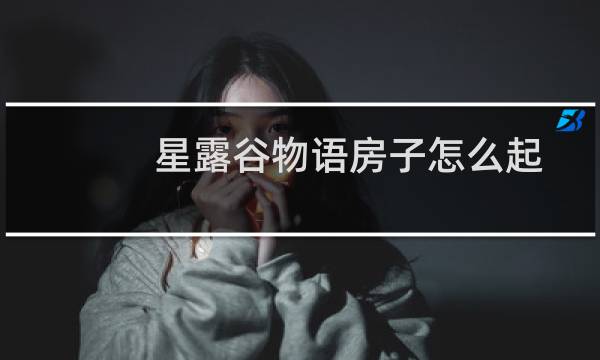 星露谷物语房子怎么起