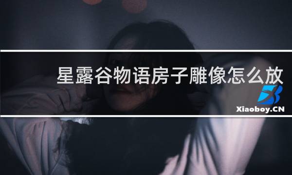 星露谷物语房子雕像怎么放