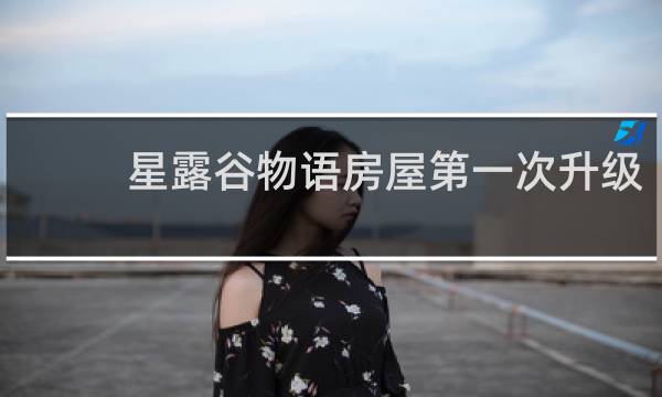 星露谷物语房屋第一次升级