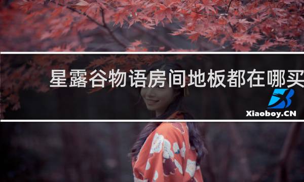 星露谷物语房间地板都在哪买