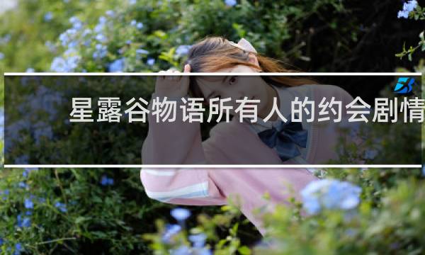 星露谷物语所有人的约会剧情