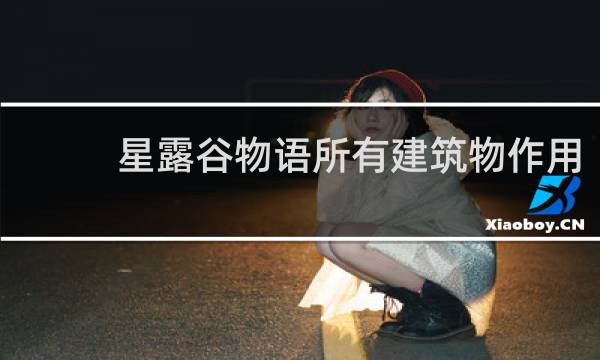 星露谷物语所有建筑物作用