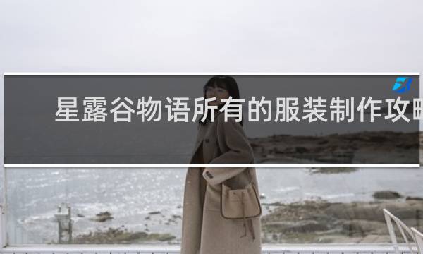 星露谷物语所有的服装制作攻略