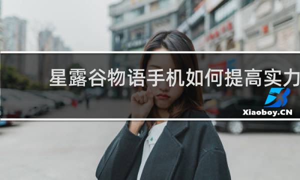 星露谷物语手机如何提高实力