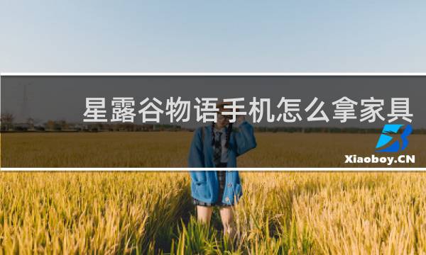 星露谷物语手机怎么拿家具