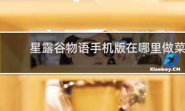 星露谷物语手机版在哪里做菜