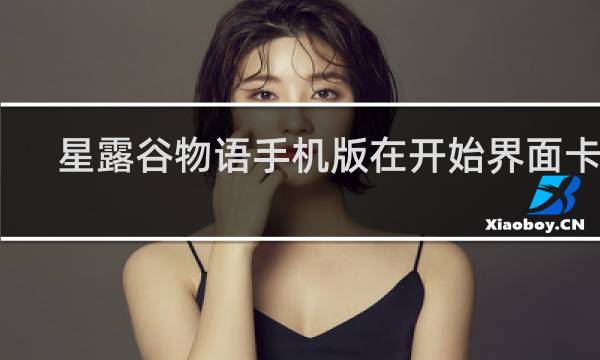 星露谷物语手机版在开始界面卡住