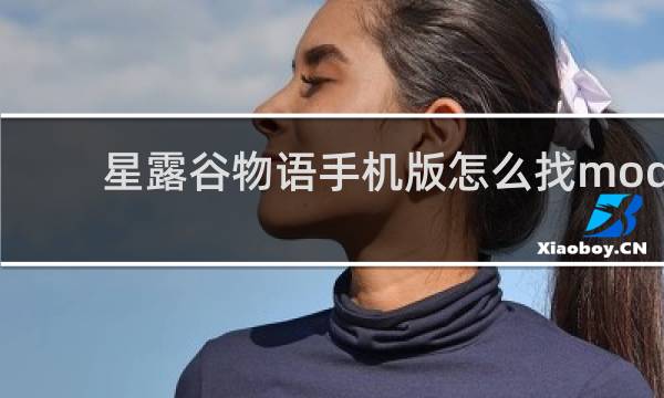 星露谷物语手机版怎么找mod