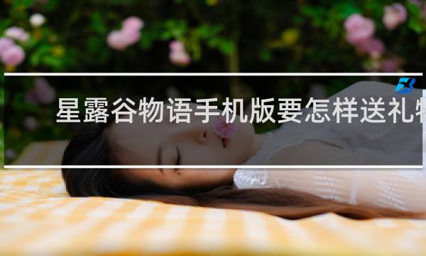 星露谷物语手机版要怎样送礼物
