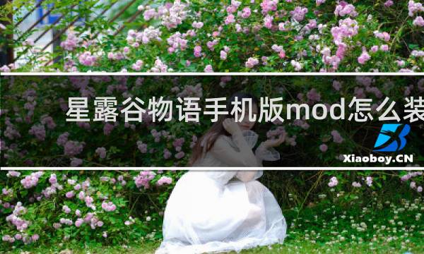 星露谷物语手机版mod怎么装