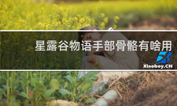 星露谷物语手部骨骼有啥用