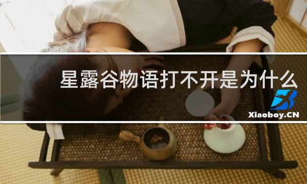星露谷物语打不开是为什么