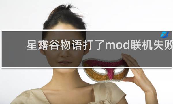 星露谷物语打了mod联机失败