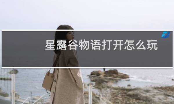 星露谷物语打开怎么玩