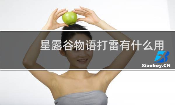 星露谷物语打雷有什么用