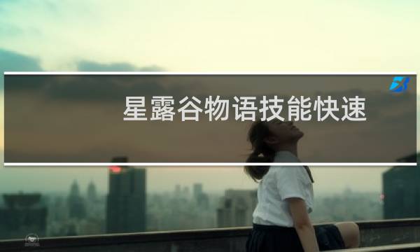 星露谷物语技能快速