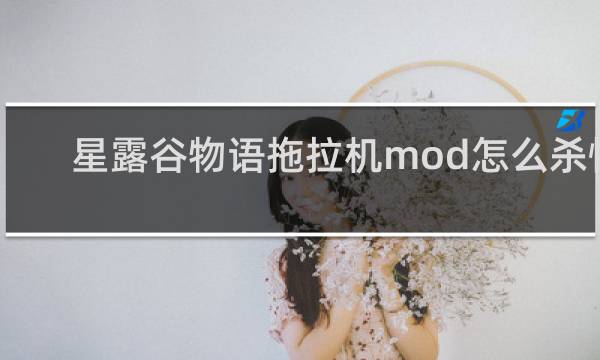 星露谷物语拖拉机mod怎么杀怪