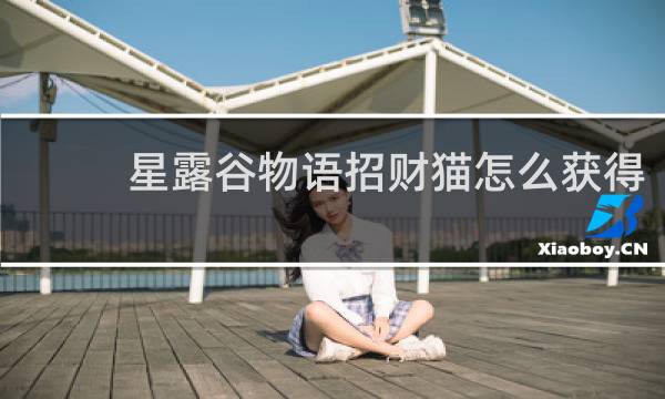 星露谷物语招财猫怎么获得